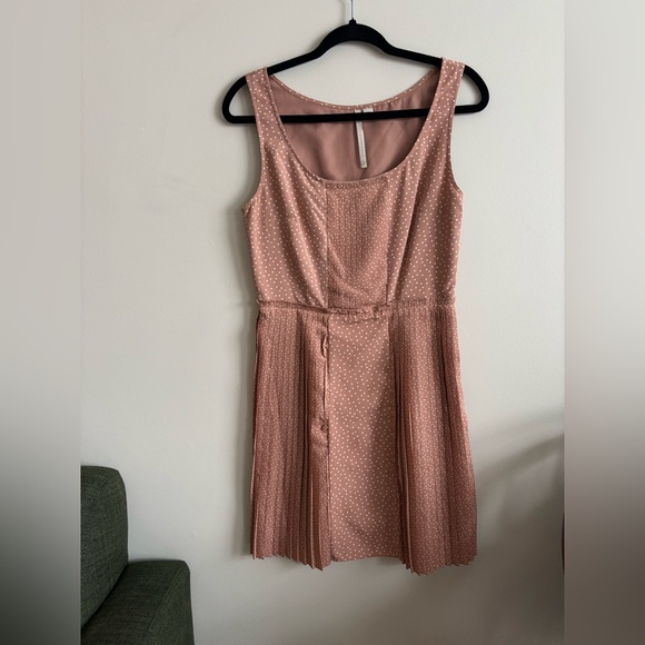 LC Lauren Conrad Dresses & Skirts - LC Lauren Conrad Pink Polka Dot Mini Dress